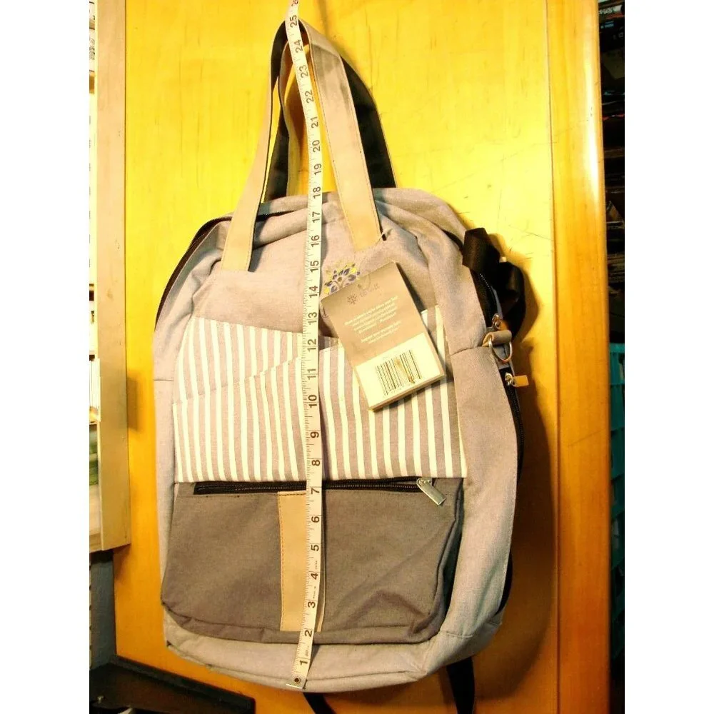 BB Well Diaper Bag Backpack with PEVA Waterproof Changing Pad Spacious Pockets